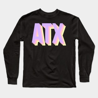 ATX in purple Long Sleeve T-Shirt